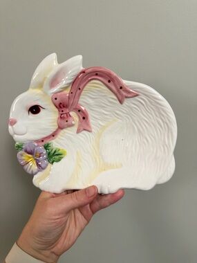 Vintage Rabbit Display Plate